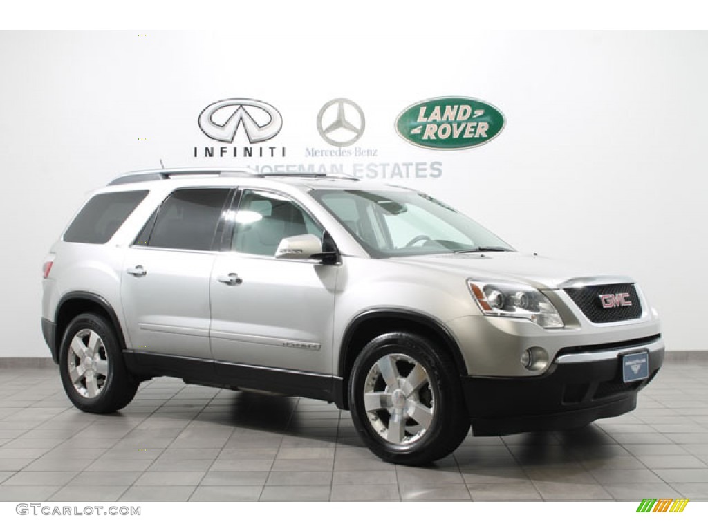 2007 Acadia SLT AWD - Liquid Silver Metallic / Titanium photo #1