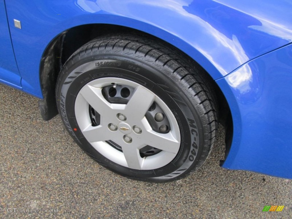2008 Cobalt LS Sedan - Blue Flash Metallic / Gray photo #8