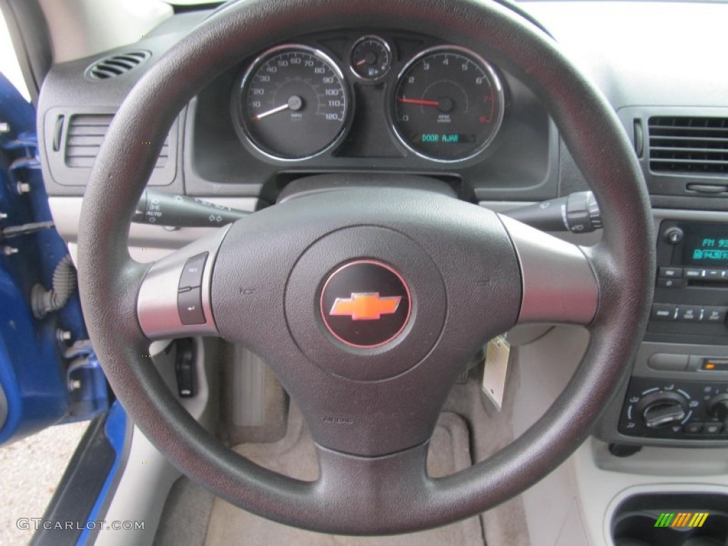 2008 Cobalt LS Sedan - Blue Flash Metallic / Gray photo #14