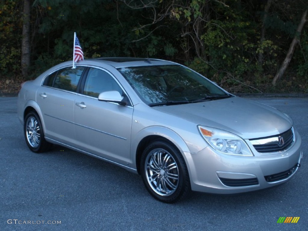 2008 Silver Pearl Saturn Aura XE 3.5 73054766 Car