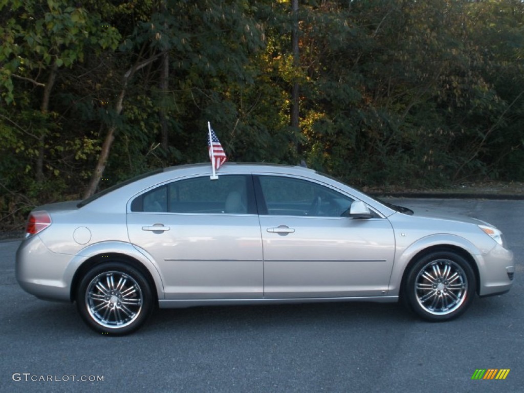 2008 Aura XE 3.5 - Silver Pearl / Gray photo #2