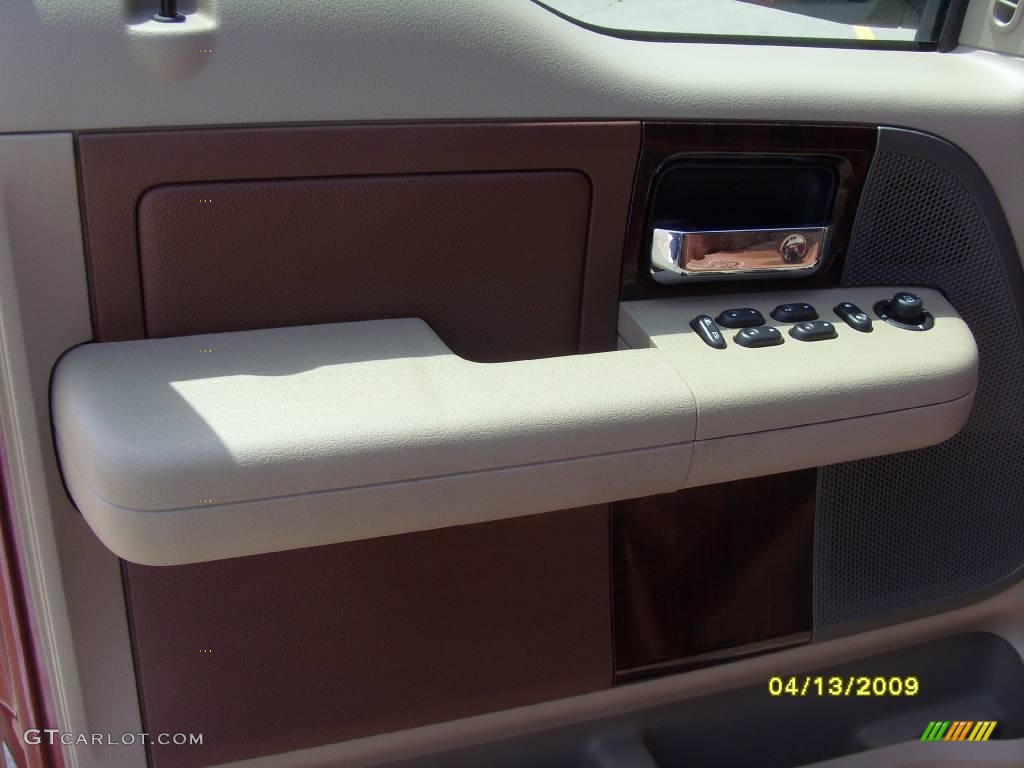 2006 F150 King Ranch SuperCrew - Dark Copper Metallic / Castano Brown Leather photo #12