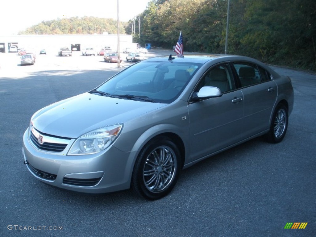 2008 Aura XE 3.5 - Silver Pearl / Gray photo #13