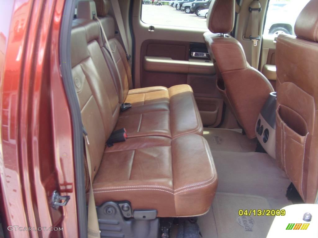 2006 F150 King Ranch SuperCrew - Dark Copper Metallic / Castano Brown Leather photo #14