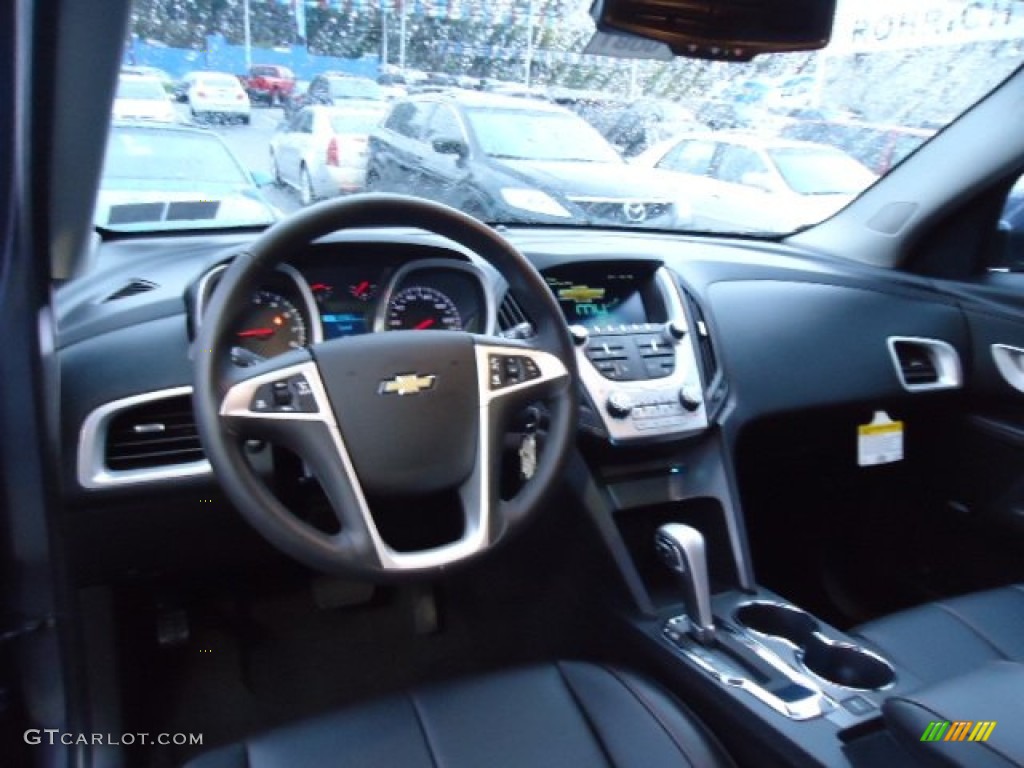 2013 Chevrolet Equinox LT AWD Jet Black Dashboard Photo #73075579