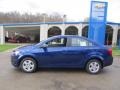 2013 Blue Topaz Metallic Chevrolet Sonic LS Sedan  photo #2