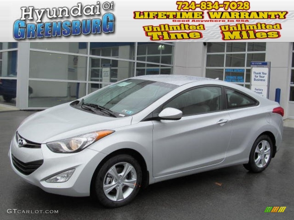 2013 Elantra Coupe GS - Silver / Gray photo #1