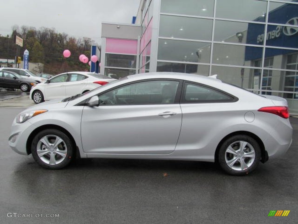 2013 Elantra Coupe GS - Silver / Gray photo #2