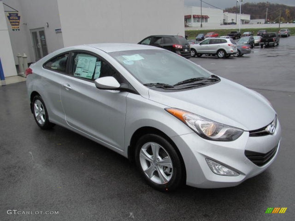 2013 Elantra Coupe GS - Silver / Gray photo #3
