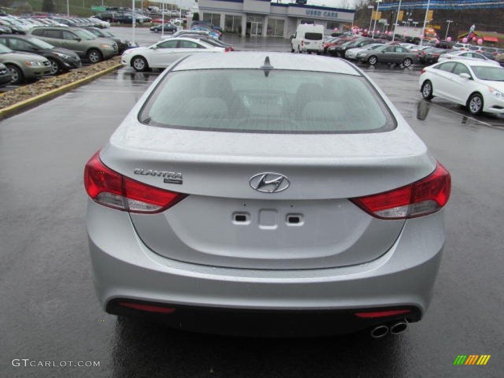 2013 Elantra Coupe GS - Silver / Gray photo #4