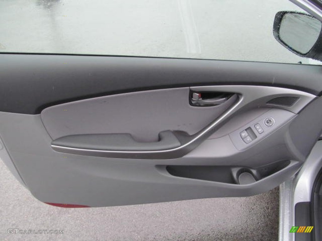 2013 Elantra Coupe GS - Silver / Gray photo #5