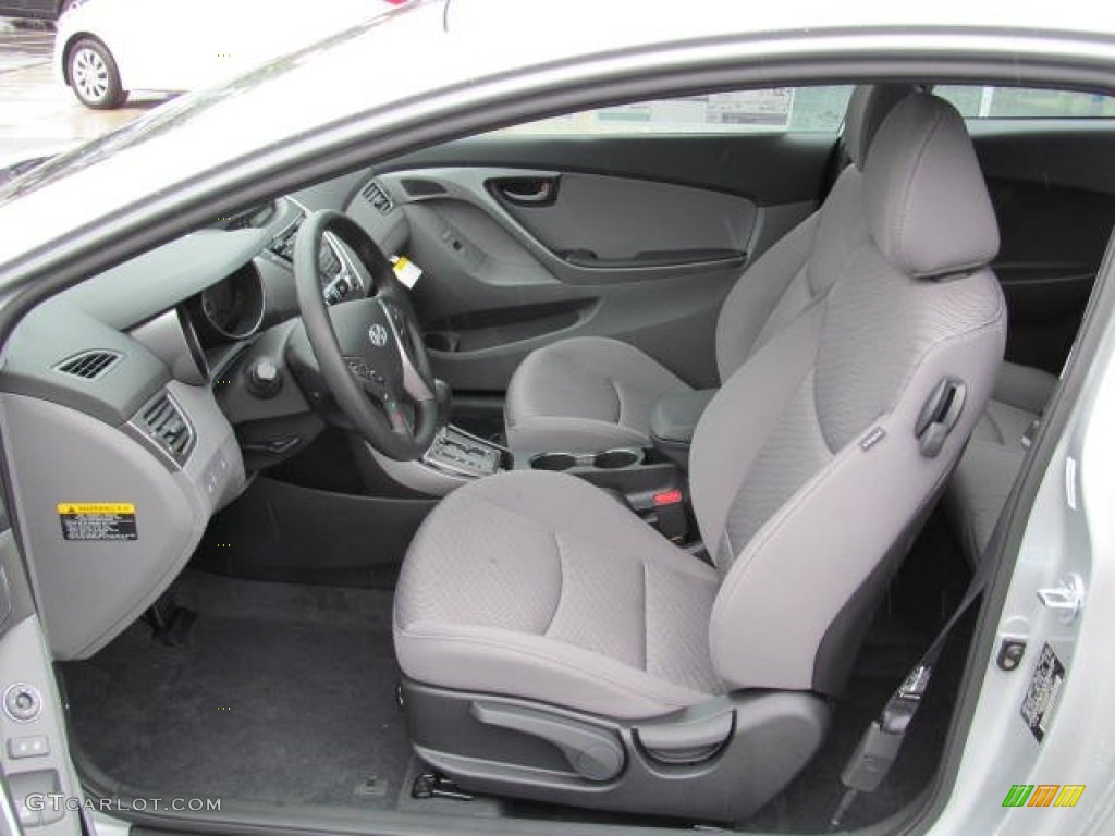2013 Elantra Coupe GS - Silver / Gray photo #7