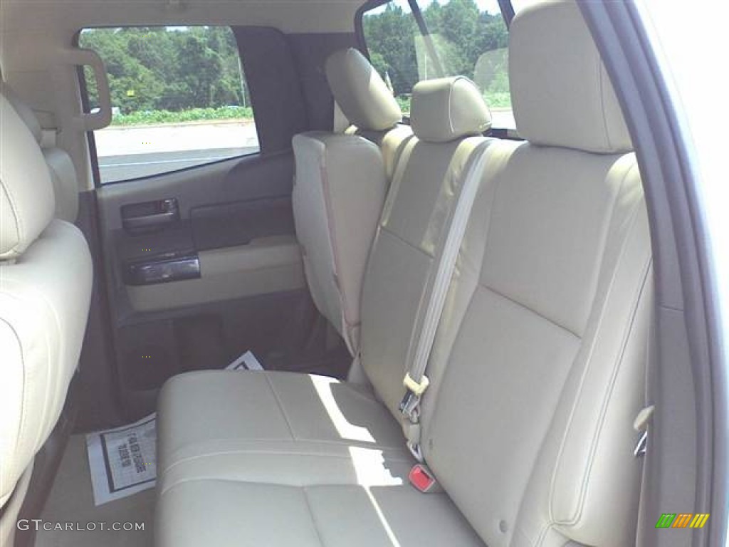 2010 Tundra SR5 Double Cab - Super White / Sand Beige photo #7