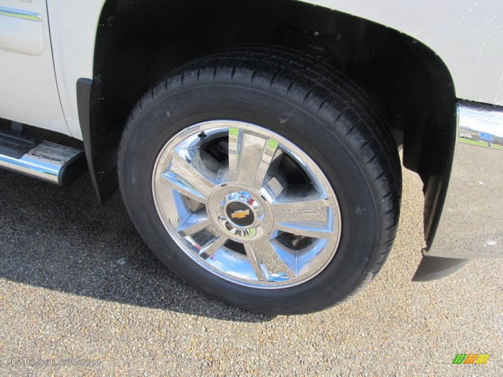 2013 Silverado 1500 LT Crew Cab 4x4 - White Diamond Tricoat / Ebony photo #10