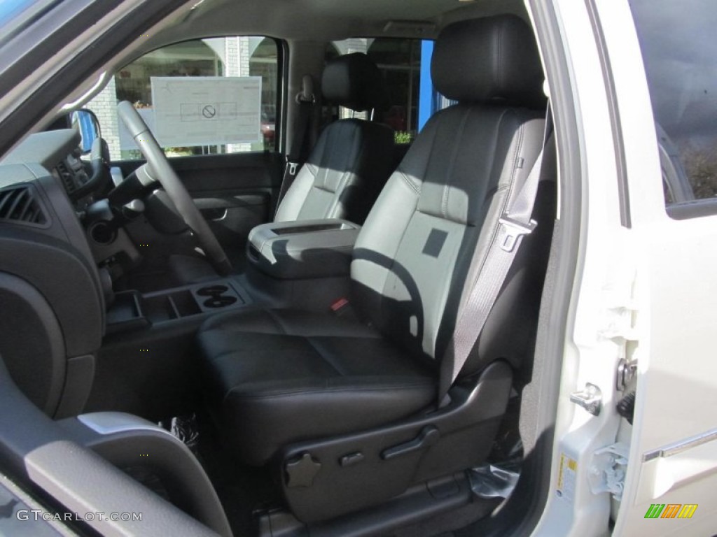 2013 Silverado 1500 LT Crew Cab 4x4 - White Diamond Tricoat / Ebony photo #13