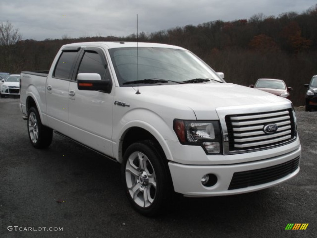 White Platinum Metallic Tri-Coat 2011 Ford F150 Limited SuperCrew 4x4 Exterior Photo #73078851