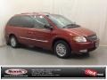 2002 Inferno Red Tinted Pearlcoat Chrysler Town & Country Limited  photo #1