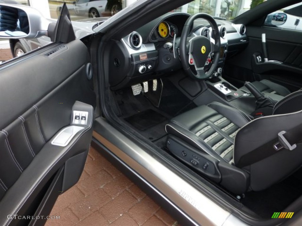 Nero (Black) Interior 2008 Ferrari 612 Scaglietti F1A Photo #73079370