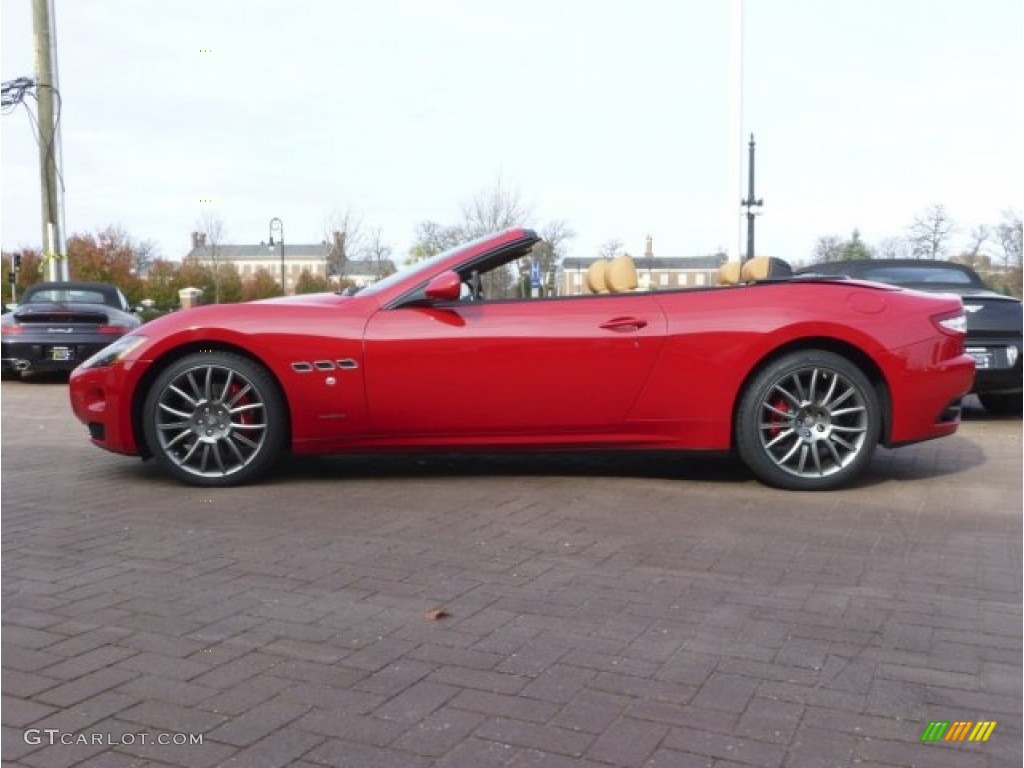 2013 GranTurismo Convertible GranCabrio - Rosso Mondiale (Red) / Cuoio photo #3