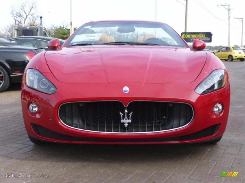 Rosso Mondiale (Red) 2013 Maserati GranTurismo Convertible GranCabrio Exterior Photo #73079700