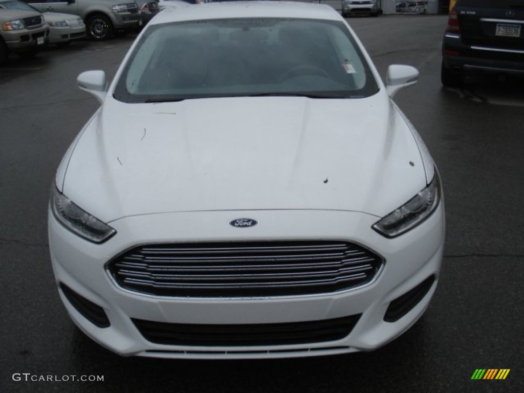 2013 Fusion SE - Oxford White / Charcoal Black photo #3