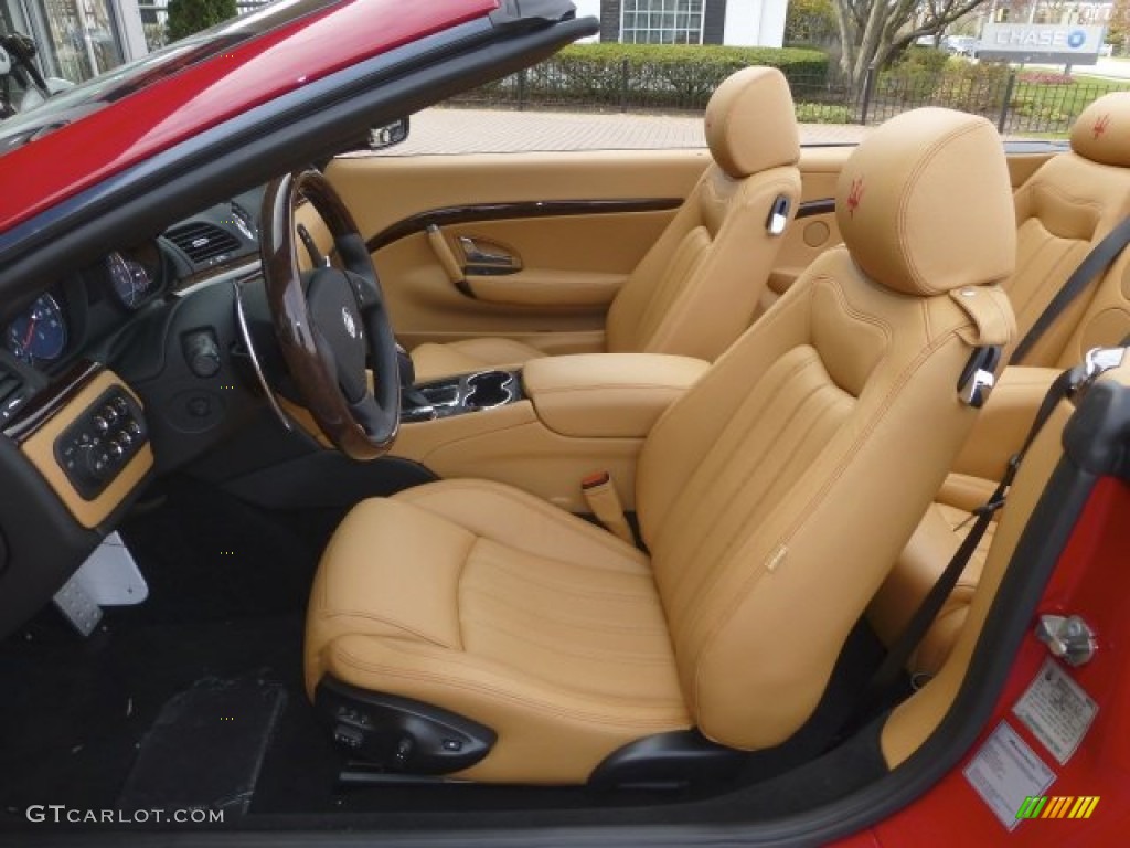 2013 Maserati GranTurismo Convertible GranCabrio Front Seat Photo #73079808