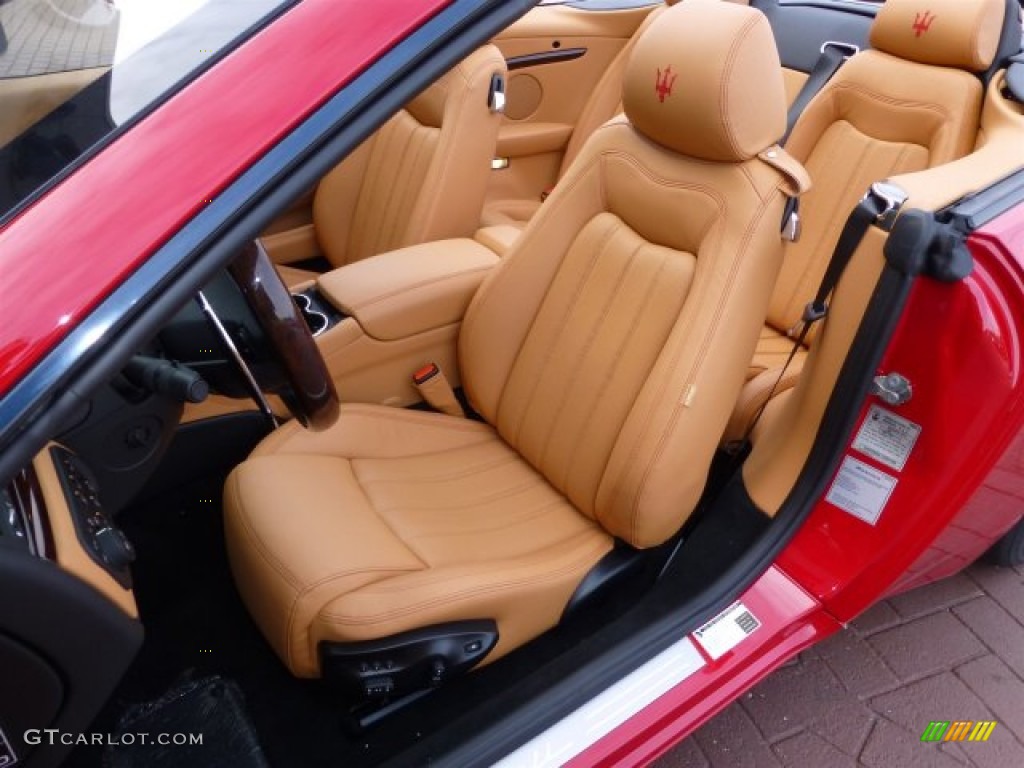 2013 GranTurismo Convertible GranCabrio - Rosso Mondiale (Red) / Cuoio photo #18