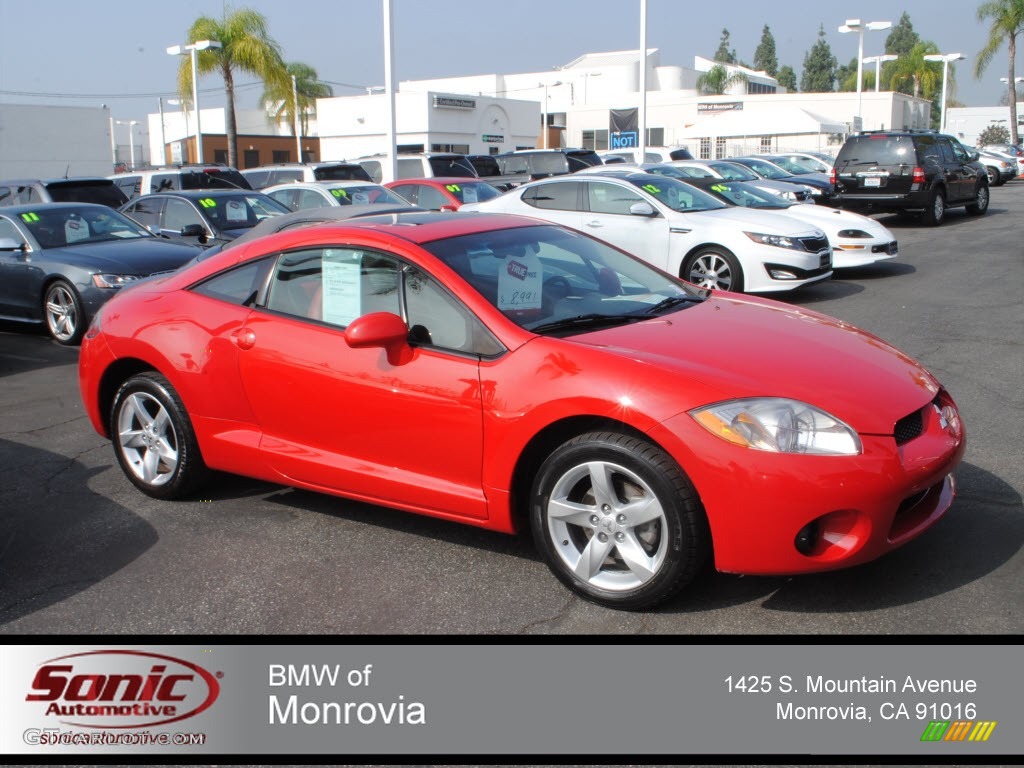 Pure Red Mitsubishi Eclipse