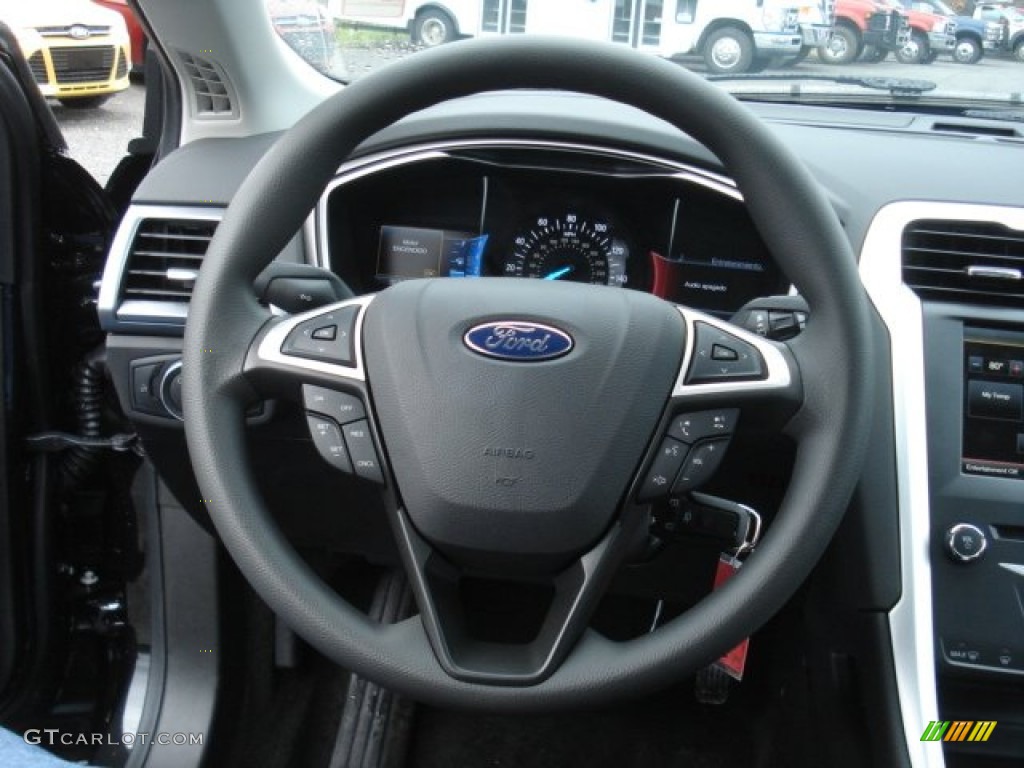 2013 Fusion SE 1.6 EcoBoost - Tuxedo Black Metallic / Charcoal Black photo #18