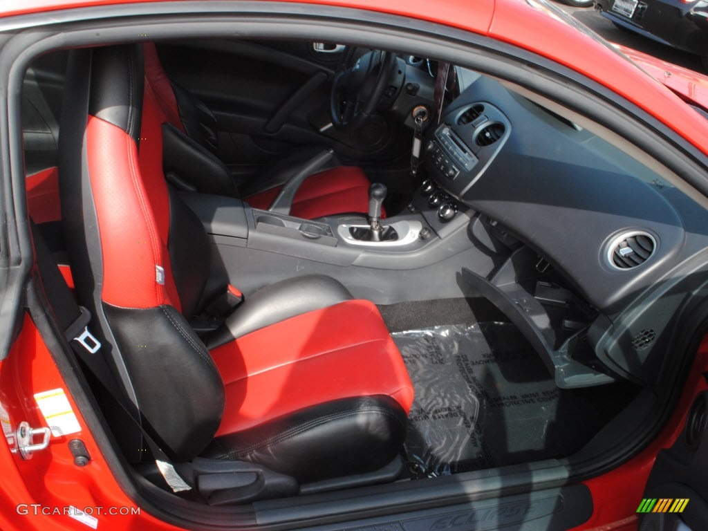 Dark Charcoal Interior 2007 Mitsubishi Eclipse GS Coupe Photo #73081035