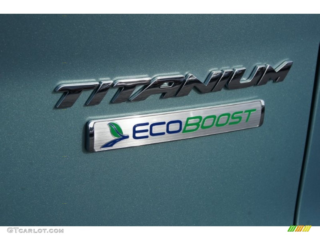 2013 Escape Titanium 2.0L EcoBoost - Frosted Glass Metallic / Charcoal Black photo #21