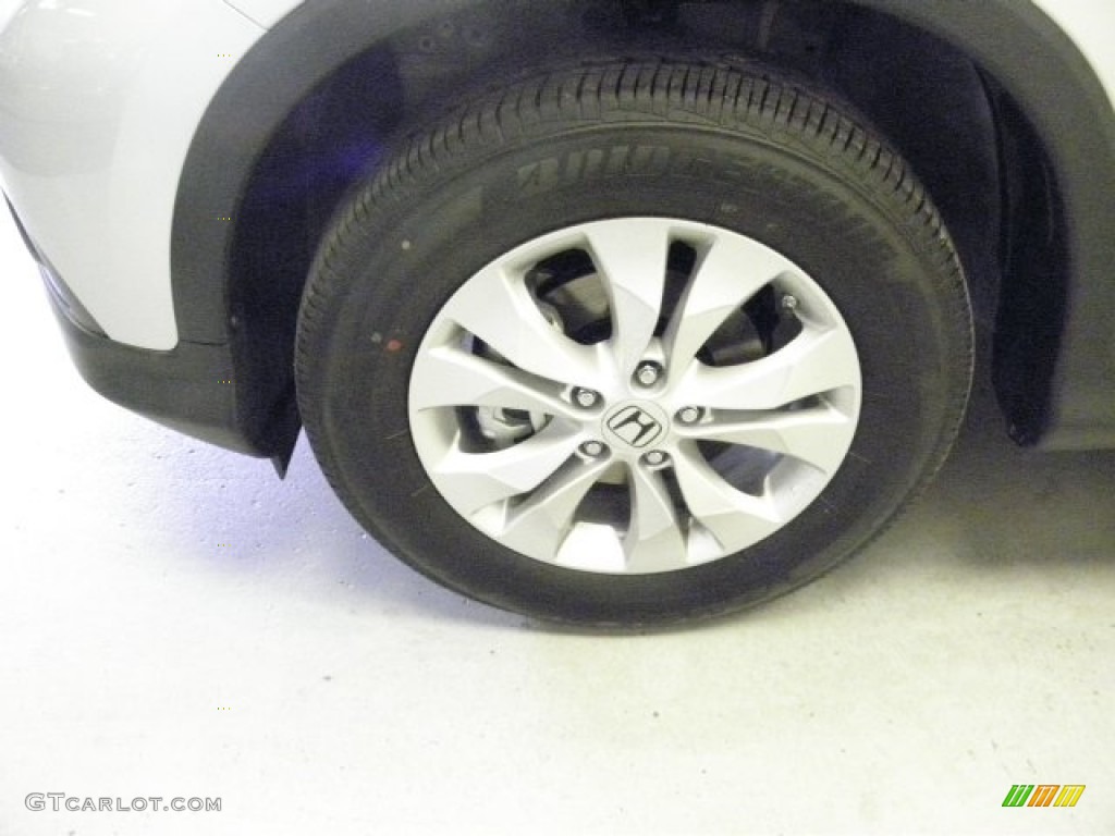 2013 CR-V EX-L AWD - Alabaster Silver Metallic / Gray photo #4
