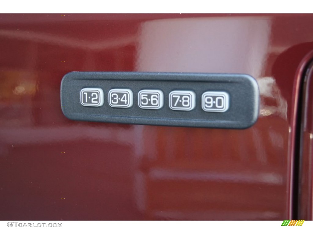 2012 F250 Super Duty Lariat Crew Cab 4x4 - Autumn Red Metallic / Adobe photo #30