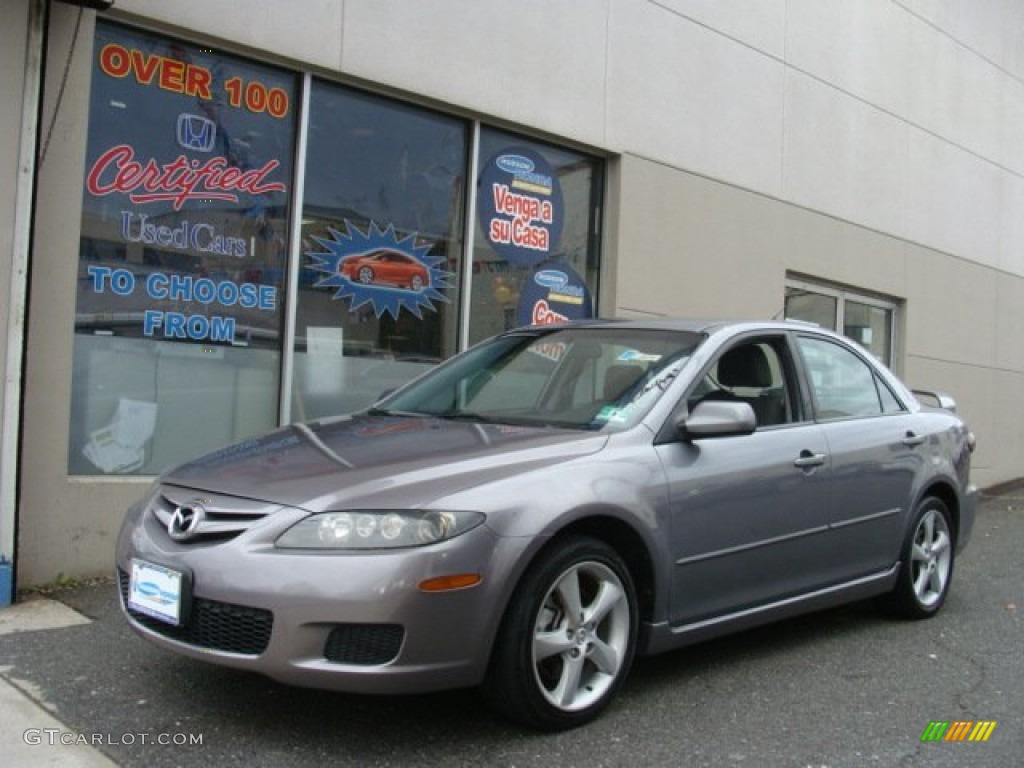 2007 MAZDA6 i Touring Sedan - Tungsten Gray Metallic / Gray photo #1