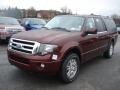 2013 Autumn Red Ford Expedition EL Limited 4x4  photo #4