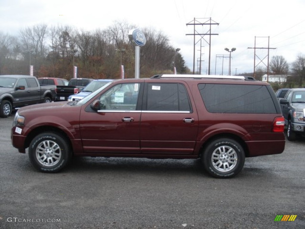 Autumn Red 2013 Ford Expedition EL Limited 4x4 Exterior Photo #73085256