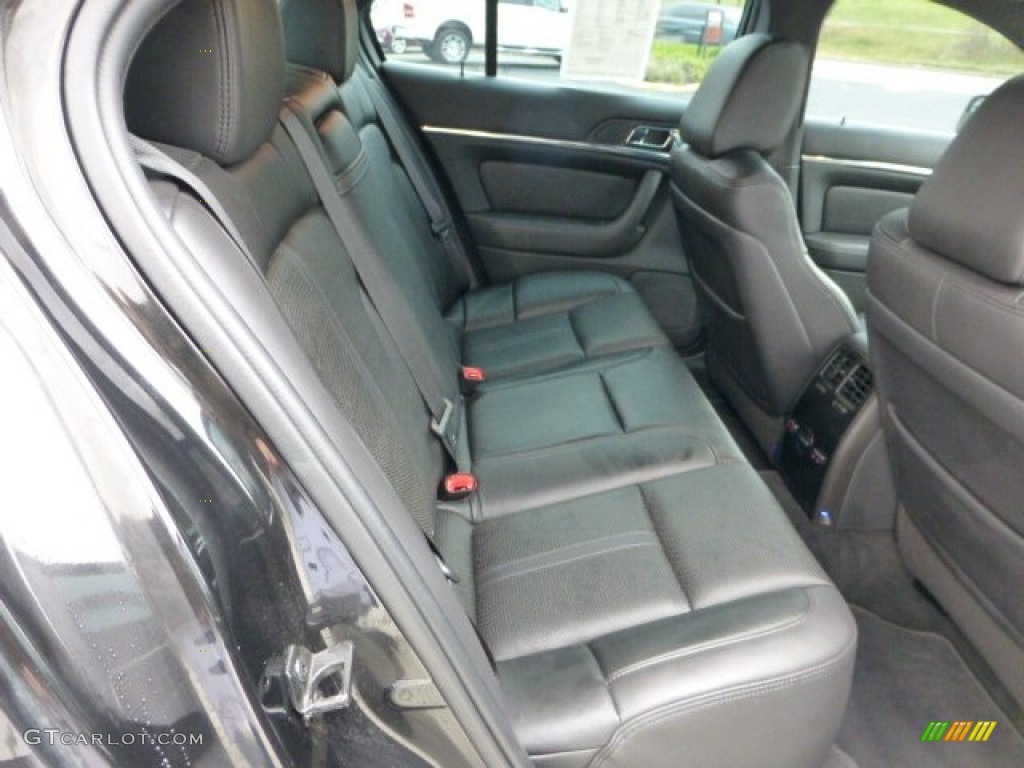 Charcoal Black/Fine Line Ebony Interior 2010 Lincoln MKS EcoBoost AWD Photo #73085383