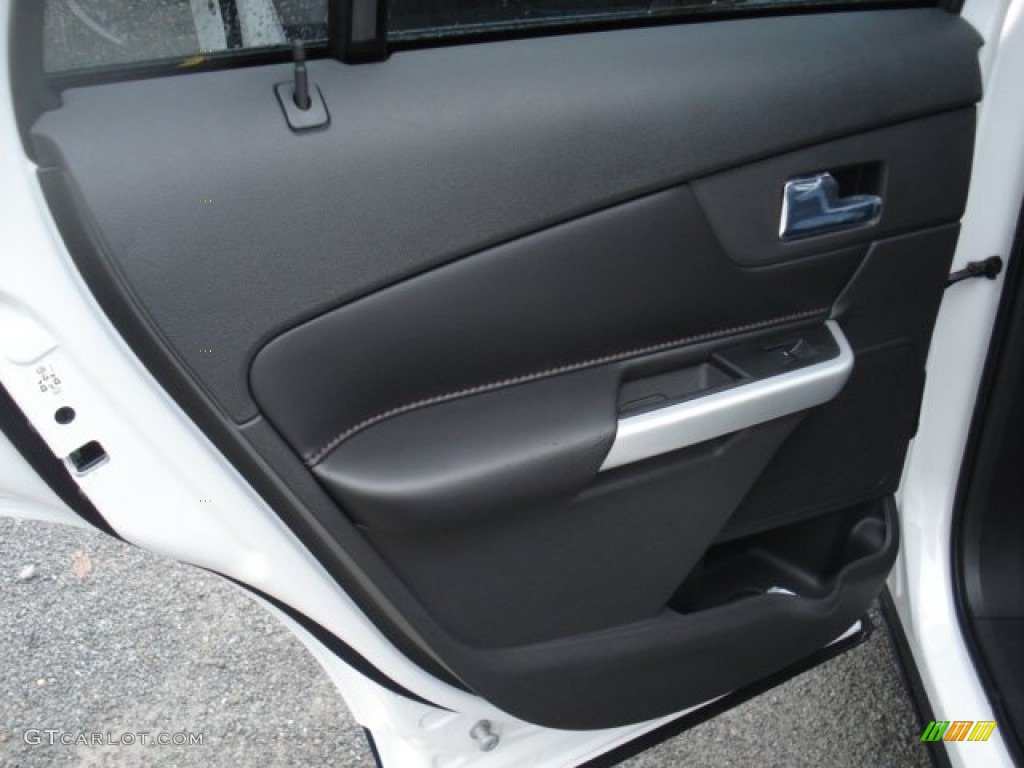 2013 Edge SEL AWD - White Platinum Tri-Coat / Charcoal Black photo #14