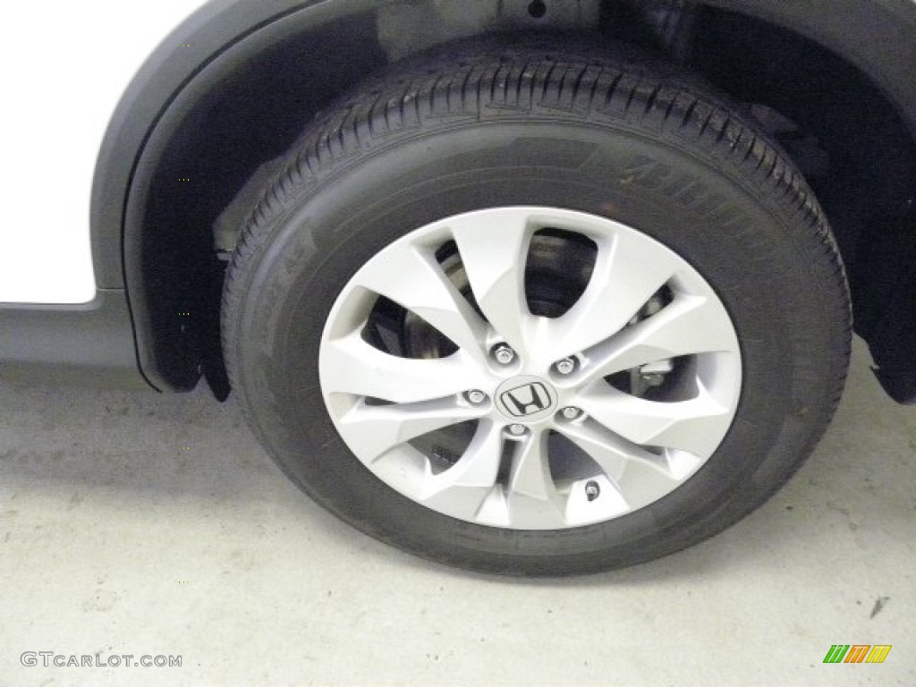 2013 CR-V EX-L AWD - White Diamond Pearl / Black photo #5