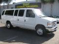 2010 Oxford White Ford E Series Van E350 XLT Passenger Extended  photo #1