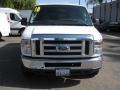 2010 Oxford White Ford E Series Van E350 XLT Passenger Extended  photo #2