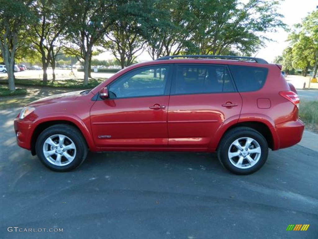 2010 RAV4 Limited - Barcelona Red Metallic / Ash Gray photo #8