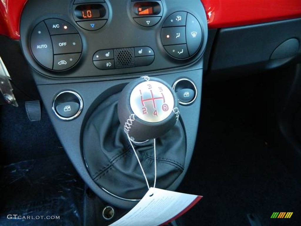 2013 Fiat 500 Turbo 5 Speed Manual Transmission Photo #73087854