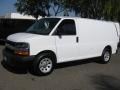 2013 Summit White Chevrolet Express 1500 Cargo Van  photo #3