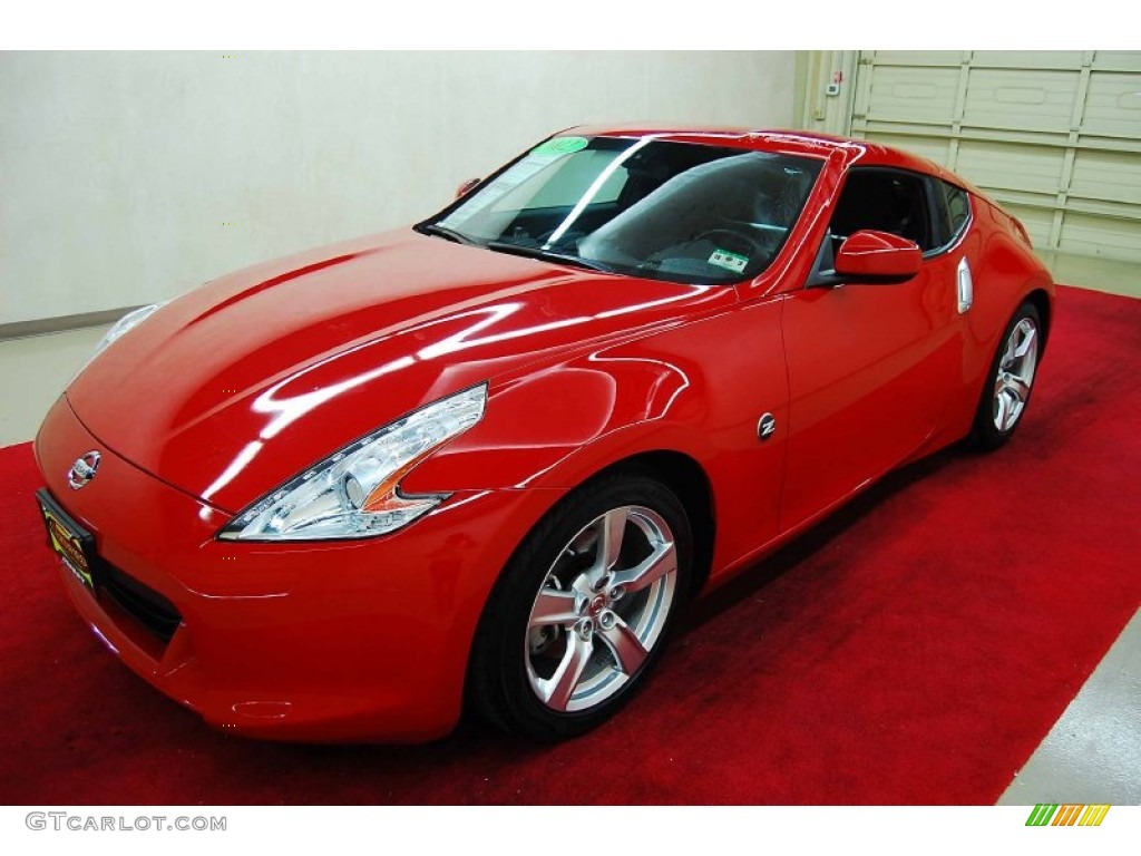 Solid Red 2012 Nissan 370Z Coupe Exterior Photo #73087950