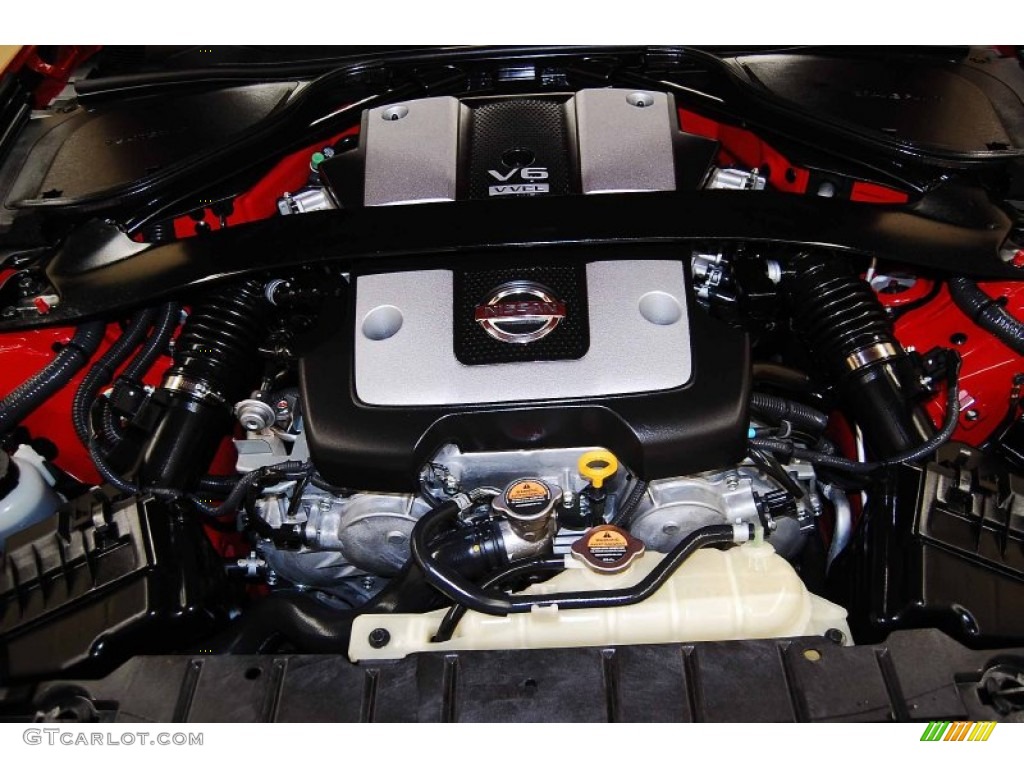 2012 Nissan 370Z Coupe 3.7 Liter DOHC 24-Valve CVTCS V6 Engine Photo #73088340