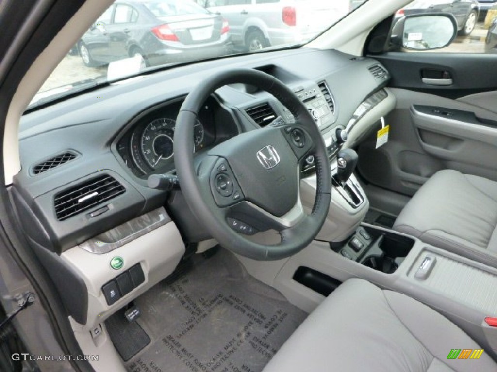 Gray Interior 2013 Honda CR-V EX-L AWD Photo #73088574