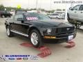 2007 Black Ford Mustang V6 Deluxe Coupe  photo #1