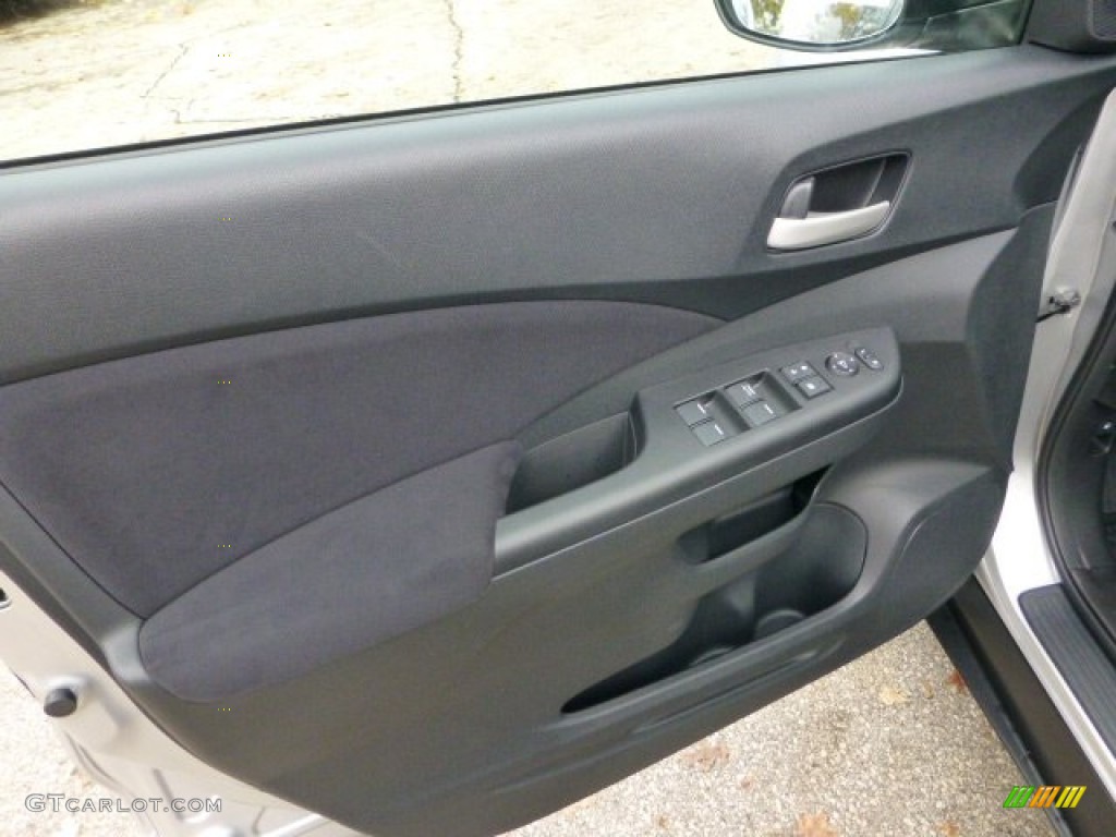 2013 CR-V EX AWD - Alabaster Silver Metallic / Black photo #14