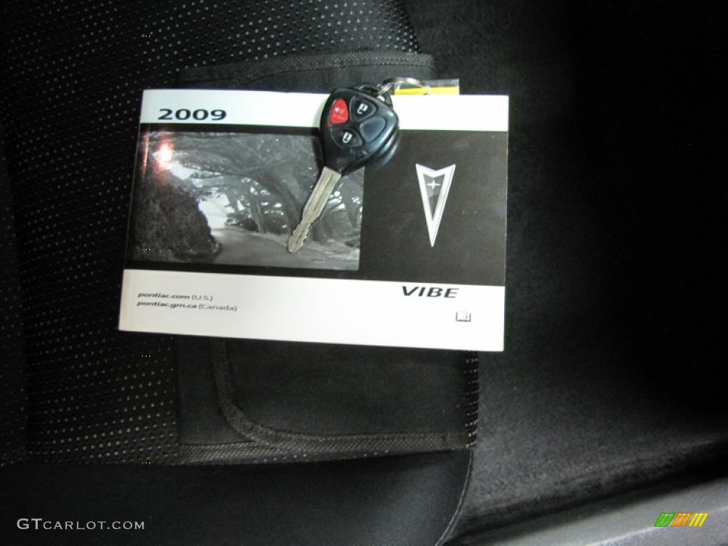 2009 Vibe 2.4 AWD - Mystic Blue Metallic / Ebony photo #24